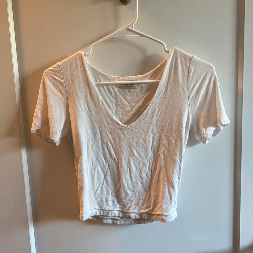 Cropped V-Neck